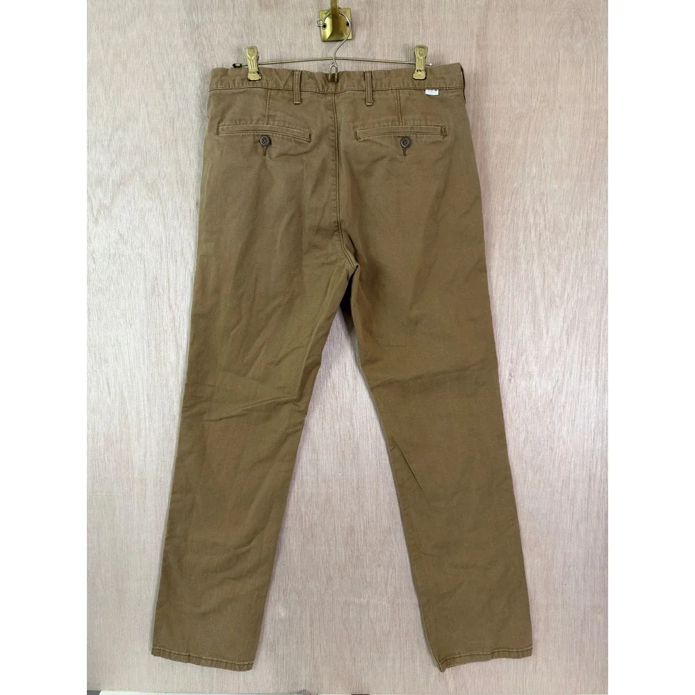 Levi Strauss Mens Brown Straight Leg Chino Pants 32x32 Casual Workwear Trousers